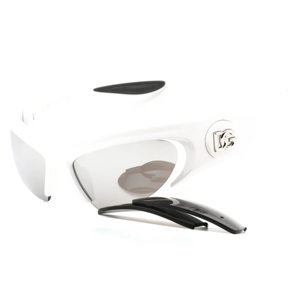NWT DOLCE & GABBANA 0DG6192 33126G White Sunglasses